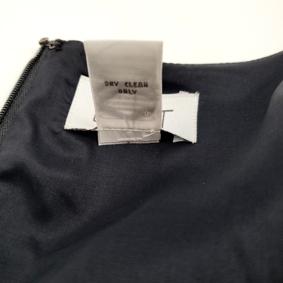 Ann Taylor Loft Black Satin Sheath Dress - Picture 8 of 9